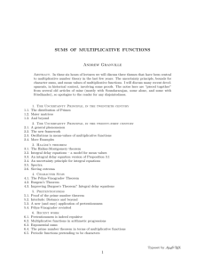 Sums of multiplicative functions