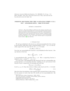 PDF file - Electronic Journal of Differential Equations