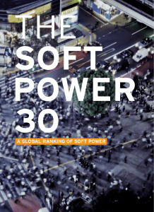 a global ranking of soft power - Soft Power 30