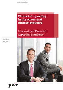 Financial reporting in the power and utilities industry