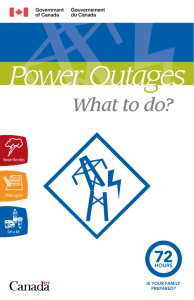 Power Outages — What to do?