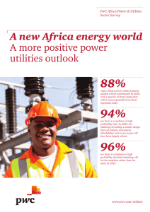 PwC Africa Power & Utilities Sector Survey