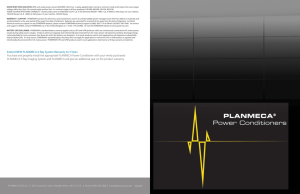 PLANMECA® Power Conditioners