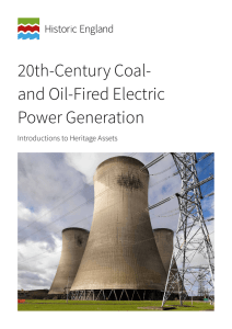 20th-Century Coal- and Oil-Fired Electric Power