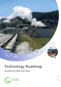 Technology Roadmap: Geothermal Heat and Power