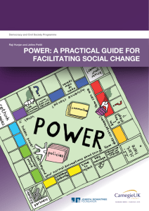 power: a practical guide for facilitating social