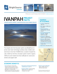 ivanpah - BrightSource Energy
