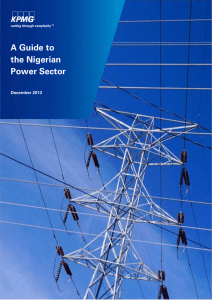 A Guide to the Nigerian Power Sector