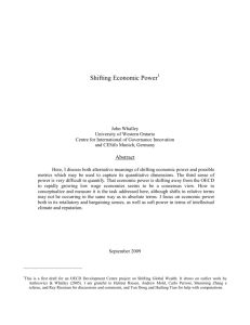 Shifting Economic Power