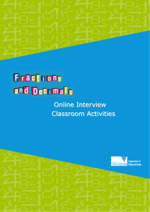 Classroom Activities Online Interview