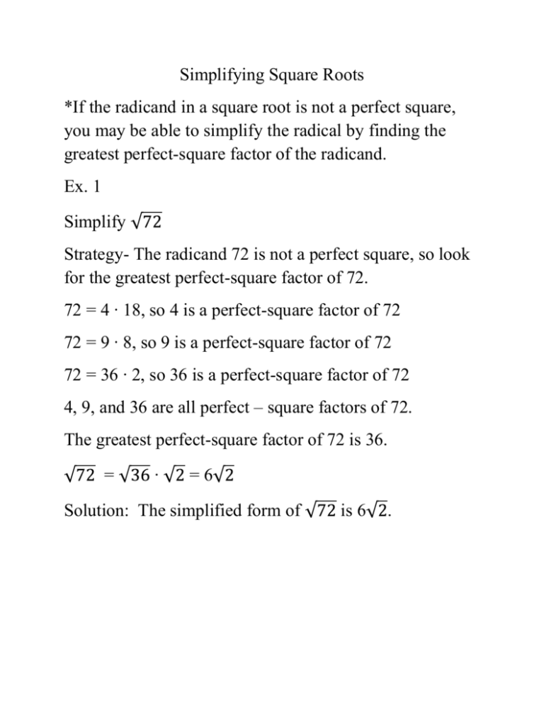 simplifying-square-roots-notes