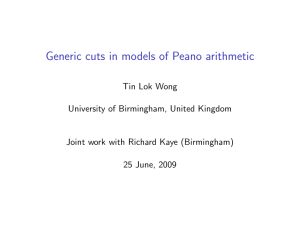 Generic cuts in models of Peano arithmetic