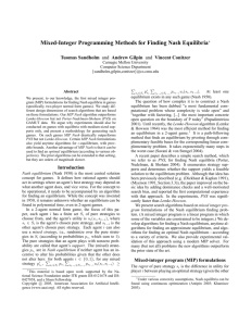 Mixed-Integer Programming Methods for Finding