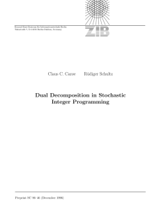 Dual Decomposition in Stochastic Integer Programming