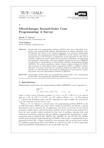Mixed-Integer Second-Order Cone Programming: A Survey