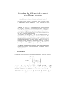 Extending the QCR method to general mixed