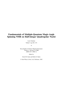 Fundamentals of Multiple-Quantum Magic