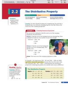 2.1 (The Distributive Property)
