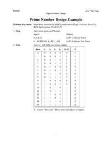 Prime Number Design Example