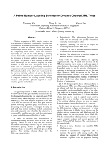 A Prime Number Labeling Scheme for Dynamic Ordered XML Trees