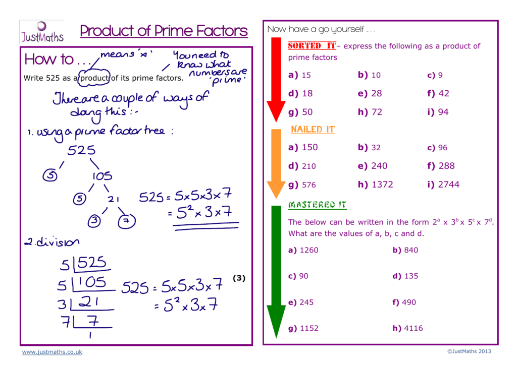 how-to-product-of-prime-factors