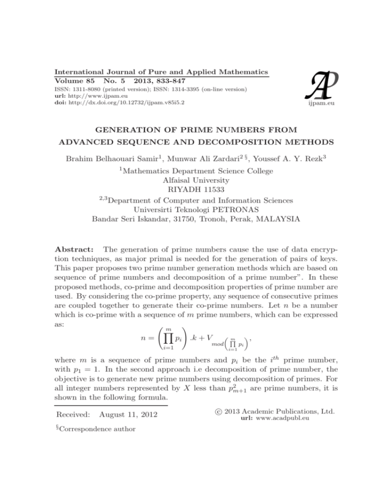 generation-of-prime-numbers-from-advanced