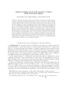 PRIME NUMBER RACES FOR ELLIPTIC CURVES OVER