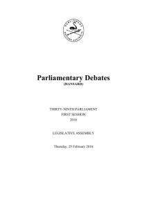 25/02/2016 - Parliament of Western Australia