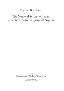 The Numeral System of Ikaan, a Benue