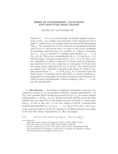 Zeros of automorphic $L$-functions and noncyclic base change