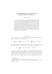 Symmetric square L-functions and Shafarevich