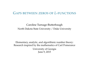 gaps between zeros of l-functions