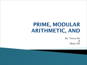 Prime, modular arithmetic, and squares