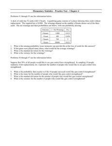 Elementary Statistics – Practice Test – Chapter 4