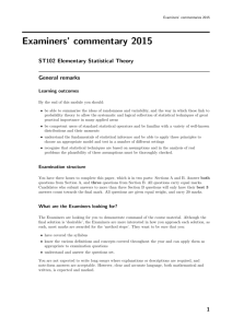 ST102/Elementary Statistical Theory