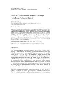 Novikov Conjectures for Arithmetic Groups with Large Actions at