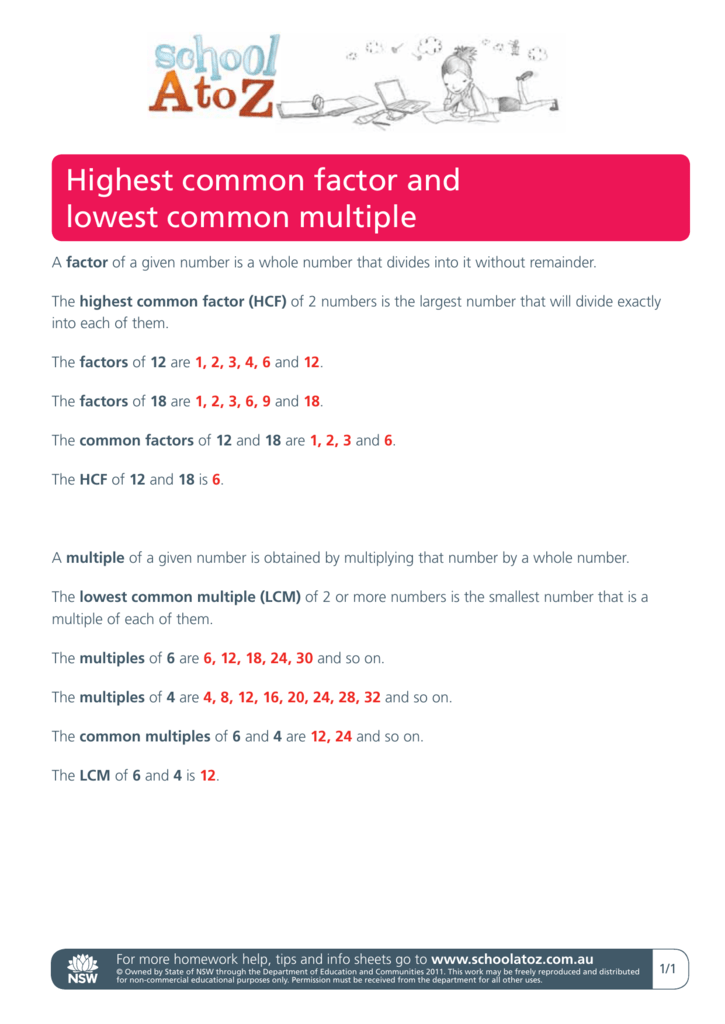 highest-common-factor-and-lowest-common-multiple