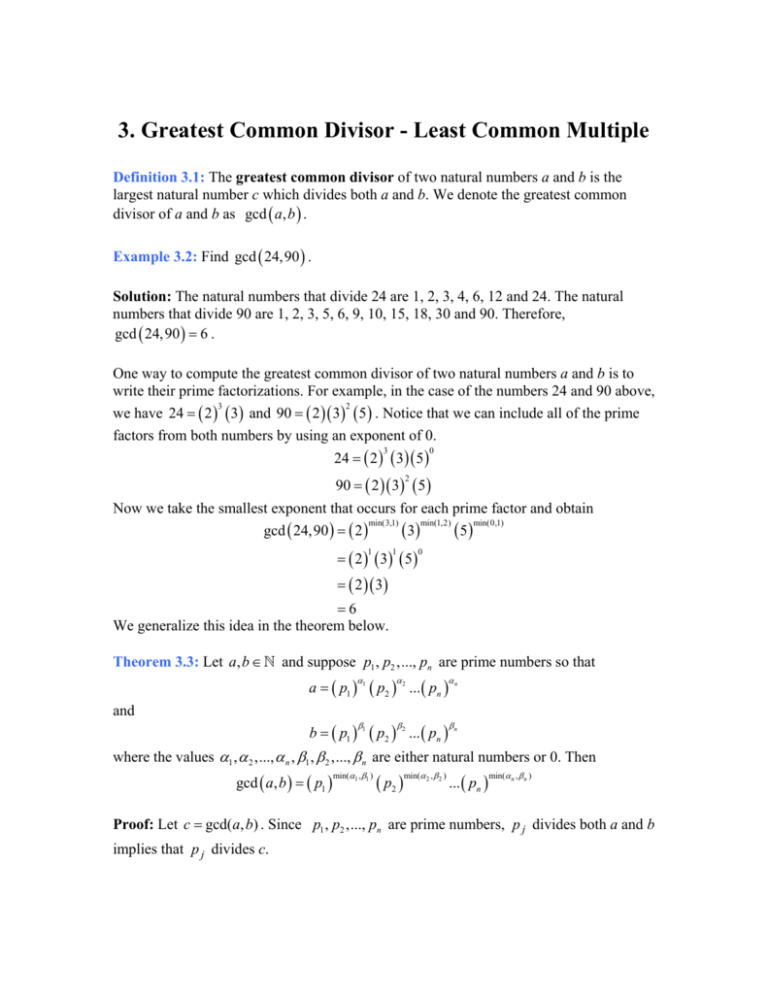 What S The Greatest Common Divisor Of 28 And 42