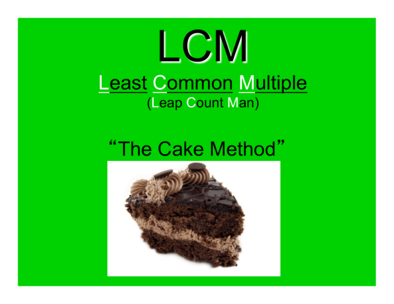 Using the Ladder Method in Middle School Math, for GCF, LCM, Factoring -  Cognitive Cardio Math