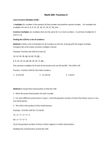 Math 020- Fractions II