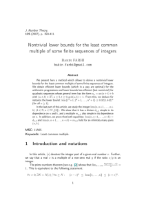 Nontrivial lower bounds for the least common multiple of some finite