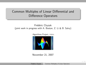Common Multiples of Linear Differential and Difference