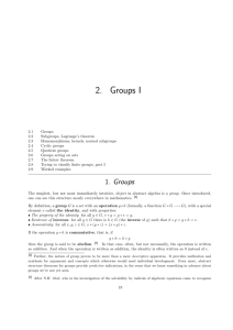 02 groups I