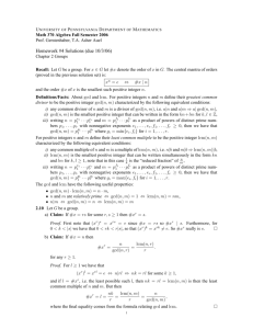 Homework #4 Solutions (due 10/3/06)