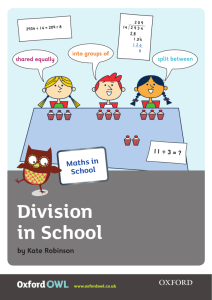 Division - Severnbanks Primary School