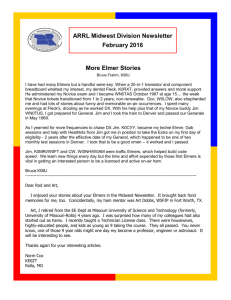 ARRL Midwest Division Newsletter February 2016 More Elmer Stories