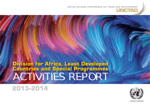 Division for Africa, Least Developed Countries and Special