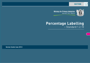 Percentage Labelling