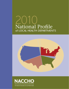 2010 National Profile of Local Health Departments