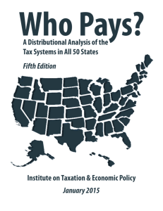 Who Pays? - The Institute on Taxation and Economic Policy